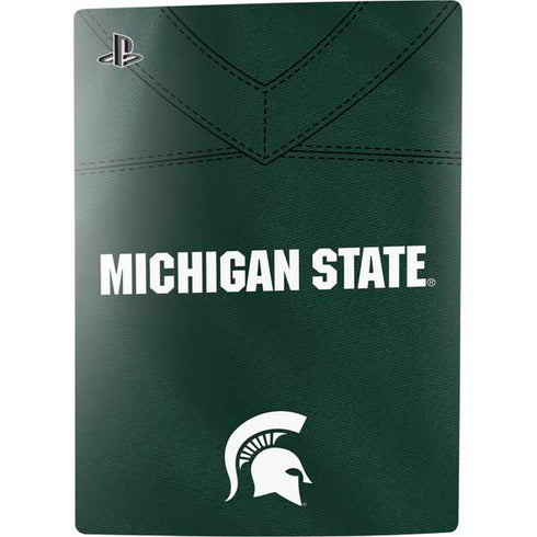 Michigan State University Green Jersey PS5 Console Skin